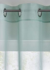 bonprix Perdea din voal ușor, disponibilă și la extra lungime (set/2 buc.), verde, &Icirc;/Lă: 145/144 cm