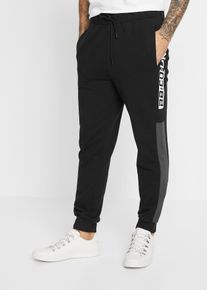 Pantaloni da jogging con poliestere riciclato, Nero, Taglia 52/54 (L), bonprix