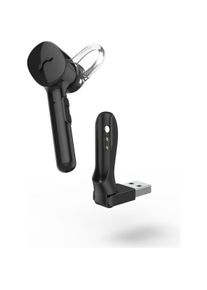Hama MyVoice1300 (Docking, Kabellos, USB-A), Office Headset, Schwarz