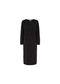 Tchibo - Geripptes Strickkleid - Damen - Gr. M - dunkelgrau