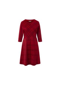 Tchibo - Kariertes Jacquard-Kleid - Damen - Gr. XL - rot/kariert