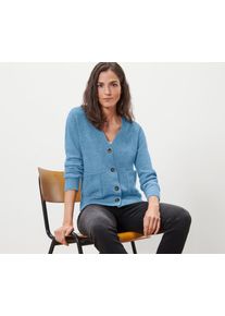 Tchibo - Strickjacke mit Wolle - Damen - Gr. L - hellblau