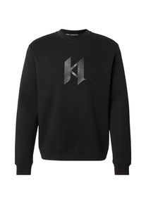 K by KARL LAGERFELD Karl Lagerfeld, M&aelig;nd, Sweatshirt, M&oslash;rkegr&aring; / Sort, St&oslash;rrelse S