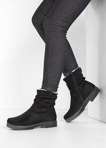bonprix Boots mit Raffung, schwarz, Vegan