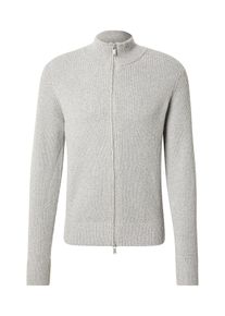 Drykorn, M&aelig;nd, Cardigan 'ANTONIO 10', Gr&aring;-meleret, St&oslash;rrelse S