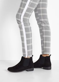 bonprix Chelsea-Boots, schwarz, Gr.36, Schlichter Chelsea Boot im Casual Look, aus Vegan