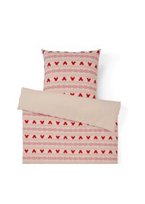 Tchibo - Pościel z cienkiej flaneli &bdquo;Mickey Mouse&rdquo; - kolor: czerwony/biały