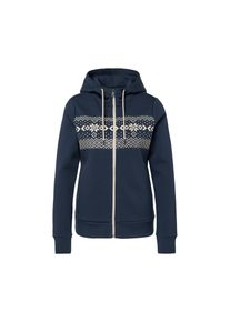 Tchibo - Bluza z dzianiny dresowej - dla pań - rozmiar S 36/38 - kolor: biały/niebieski/z nadrukiem