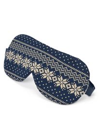 Tchibo - Maska do spania - kolor: beżowy/niebieski