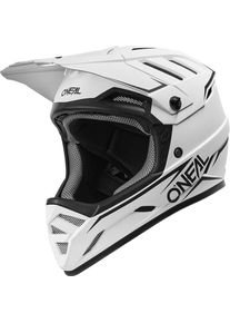 O Neal ONeal Backflip Solid, casco de bicicleta , color: Mate Blanco/Negro , tama&ntilde;o: S