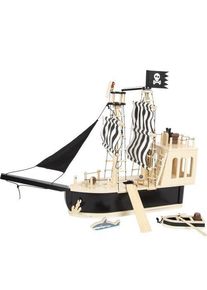 Small Foot Pir&aacute;tska loď | čierna