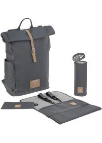 L&auml;ssig L&auml;ssig Rolltop Wickeltasche | dunkelgrau