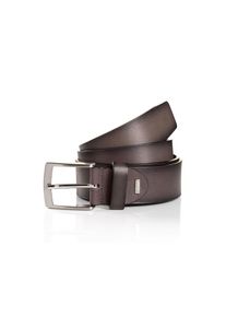 MONTI, Herren, Lederg&uuml;rtel &raquo;TUSTON&laquo; elegant, langlebig, gl&auml;nzend, Grau, Grau, Herrenlederg&uuml;rtel von MONTI