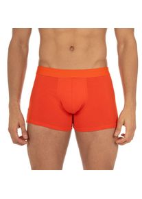 Bruno Banani, Herren, Boxer &raquo;Flowing&laquo; 2er Pack, mit kontrastreichem Logobund, karotte/schwarz, M, karotte/schwarz, Herrenshort von Bruno Banani