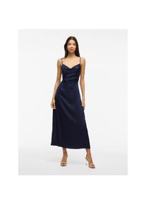 Vila, Damen, Tr&auml;gerkleid &raquo;VIRAVENNA STRAP ANKLE DRESS - NOOS&laquo; Sommerkleid, Navy Blazer, N-Gr, 42 -N-Gr, Navy Blazer, Slim fit
