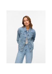 V&eacute;ro Moda Vero Moda, Damen, Jeansjacke &raquo;VMJAMIE LS DENIM SHACKET MIX NOOS&laquo; Baumwollmischung, Light Blue Denim, XL, Light Blue Denim, Jeansjacke von Vero Moda