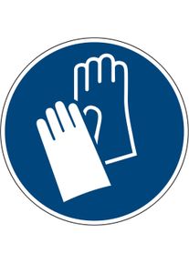 Neutralware, Hausnummer + T&uuml;rschild, Hinweisschild M009 Handschutz benutzen Hart-PVC