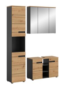 Salle de bains combin&eacute;e 3 &eacute;l&eacute;ments GOBA