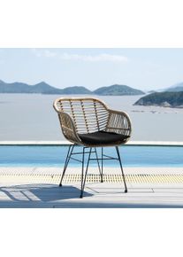 M&ouml;bilia Lot de 2 fauteuils de jardin TOURNAI