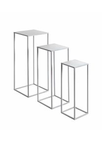 HAKU Lot de 3 sellettes porte-plantes VALLETTA 2