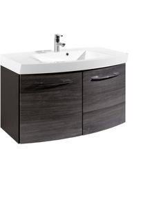 Held Meuble sous vasque 100 avec vasque en fonte min&eacute;rale FLORIDA