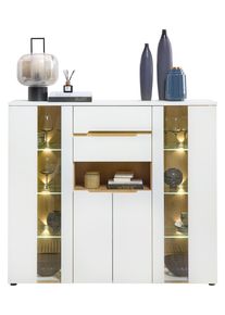 Innostyle Bahut haut vitrine MEAGAN