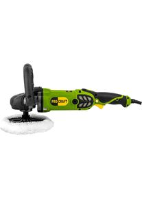 Procraft, Schleifmaschine + Poliermaschine, PM2100K Poliermaschine 1400 Watt 180 mm (Exzenterschleifer, 1400 W)
