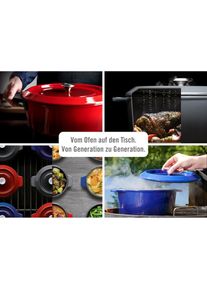 Woll Servierpfanne mit Glasdeckel &Oslash; 20cm, Pfanne + Kochtopf, Rot