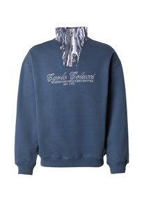 Carlo Colucci Bluză de molton 'Favaro' Bărbaţi albastru, Mărimea L