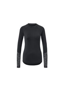 Tchibo - Langarm-Funktionsshirt - Damen - Gr. S - silber/print