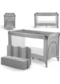 Cuna de viaje KikkaBoo So Gifted | gris