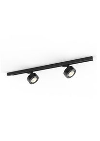 MOLTO LUCE Mag Syst&egrave;me de rail triphas&eacute; 230 V, set complet avec 2 spots Mag LED, 55-00004,