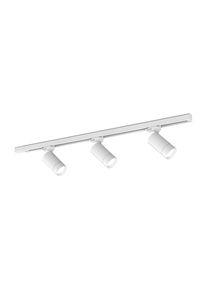 MOLTO LUCE Moove Syst&egrave;me de rail triphas&eacute; 230 V, set complet avec 3 projecteurs Moove GU10, 55-00001,