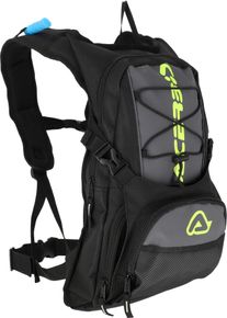 Acerbis H2O Logo, sac &agrave; dos d hydratation , couleur: Gris/Noir/Jaune N&eacute;on , taille: 10 L