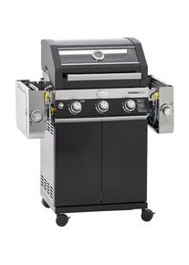 R&ouml;sle R&Ouml;SLE Gasgrill &raquo;BBQ-Station VIDERO, 25520&laquo; G3-S Schwarz, 3 Brenner, extra Primezone und Seitenbrenner, VARIO+