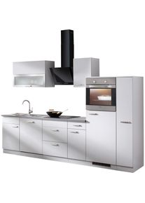 Wiho-K&uuml;chen wiho K&uuml;chen K&uuml;chenzeile &raquo;Michigan&laquo; mit E-Ger&auml;ten, Gesamtbreite 300 cm