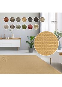 Dekowe Sisalteppich &raquo;Mara S2 mit Bord&uuml;re&laquo; rechteckig 5 mm H&ouml;he Flachgewebe, Material: 100% Sisal, Wohnzimmer, Kundenliebling
