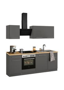 Wiho-K&uuml;chen wiho K&uuml;chen K&uuml;chenzeile &raquo;Unna&laquo; mit E-Ger&auml;ten, Breite 220 cm