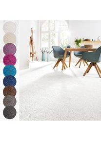 ANDIAMO Teppichboden &raquo;Sophie, Frisee-Velours, Made in Netherlands&laquo; rechteckig 12 mm H&ouml;he Uni Farben, Breite 400 cm oder 500 cm, strapazierf&auml;hig & 