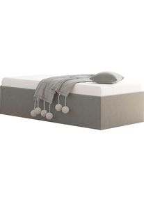 Westfalia Schlafkomfort Polsterbett &raquo;Amrum&laquo; in Samtvelours ohne Kopfteil, mit und ohne Bettkasten erh&auml;ltlich