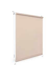 LICHTBLICK ORIGINAL Seitenzugrollo &raquo;Uni Rollo&laquo; verdunkelnd Verdunkelung energiesparend ohne Bohren verspannt mit Klemmtr&auml;ger und Farbbeschichtung - 