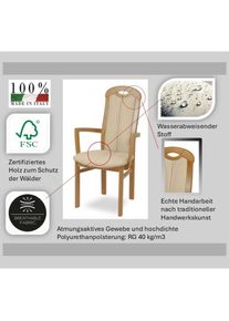 Home Affaire Armlehnstuhl &raquo;ALEX, Stuhl, Armlehnstuhl&laquo; () Stuhl, Armlehnstuhl, Ausf&uuml;hrung mit und ohne wasserabweisender Stoff