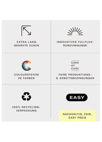 Schlafgut Spannbettlaken &raquo;EASY Jersey Elasthan Boxspring&laquo; MADE IN GREEN by OEKO-TEX