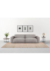 Trendmanufaktur Big-Sofa &raquo;Braga, mit hochwertigem Kaltschaum, Megasofa, in Cord erh&auml;ltlich&laquo; modernes Big-Sofa, Couch mit hohem Sitzkomfort, 254/72/107