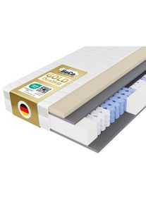 Beco Taschenfederkernmatratze &raquo;Feel Like Latex ONE TFK - GOLD, Matratze 90x200 cm, 140x200 cm & mehr&laquo; 21 cm hoch 500 Federn 1 Stk. tlg. 