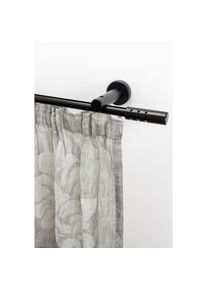 Garesa Gardinenstange &raquo;PEMPIA&laquo; &Oslash; 20 mm 1 l&auml;ufig-l&auml;ufig Wunschma&szlig;l&auml;nge Vorhanggarnitur, verl&auml;ngerbar, Knopf m.Ausschnitte