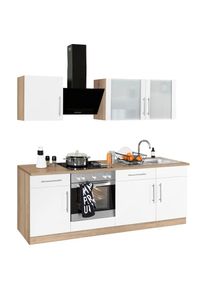 Wiho-K&uuml;chen wiho K&uuml;chen K&uuml;chenzeile &raquo;Cali&laquo; mit E-Ger&auml;ten, Breite 220 cm