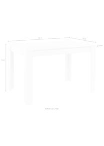 Inosign Essgruppe Set, 5 Stk. tlg. mit Esstisch 120 cm breit