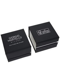 Giorgio Martello MILANO Paar Creolen &raquo;Creolen mit Ziersteinen, Silber 925&laquo;