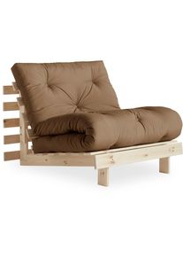 Karup Design Daybett &raquo;Daybett Roots Schlafsofa &ndash; G&auml;stebett & Sofa aus FSC -Kiefer&laquo; Inkl. Futonmatratze, in mehreren Gr&ouml;&szlig;en & Farben erh&auml;ltlich